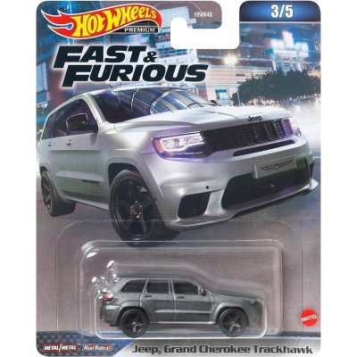 Toys Hot Wheels Premium Car Fast and Furious Jeep Grand Cherokee Trackhawk – Hledejceny.cz