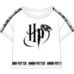 dívčí tričko CROP TOP Harry Potter bílá – Zboží Dáma