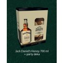 Jack Daniel's Honey 35% 0,7 l (dárkové balení party deka)