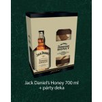 Jack Daniel's Honey 35% 0,7 l (dárkové balení party deka) – Sleviste.cz