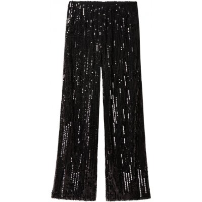Esmara Dámské kalhoty s flitry černá – Zboží Dáma