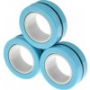 Fidget spinner Euro Habitat Trick Rings Modrý set 3ks