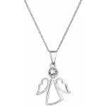 Pavona Stříbrný anděl se Swarovski krystalem bílý 32082.1 Crystal – Zbozi.Blesk.cz