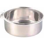 Trixie Nerezové krmítko s pevným úchytem do klece 300 ml/ø 9 cm – Sleviste.cz