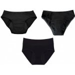 Mena by Moio sada menstruačních kalhotek Full Midi Bikiny 3 ks – Zboží Dáma