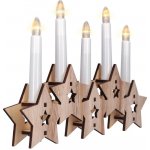 Elektrický svícen, napájení: bateriové, 5 svíček, přírodní 1V222 – Hledejceny.cz