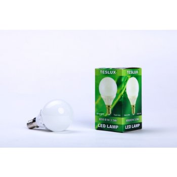 Teslux LED žárovka E14 35SMD 3,5W Teplá bílá koule B50 ceramic