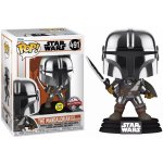 Funko Pop! 491 Star Wars The Mandalorian With Darksaber GITD Special Edition – Zboží Mobilmania