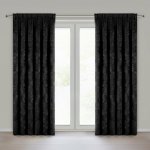 EUROFIRANY ZATEMŇOVACÍ ZÁVĚS NA PÁSCE NESKA 140X270 CM ČERNÝ – Hledejceny.cz