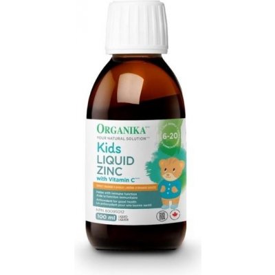 Organika Organika Kids Tekutý zinek s vitaminem C pro děti, 100 ml