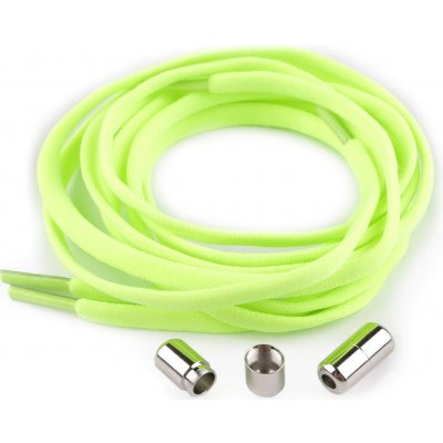 Prima-obchod Elastické samozavazovací tkaničky délka 100 cm, barva 5 zelená neon – Zboží Dáma