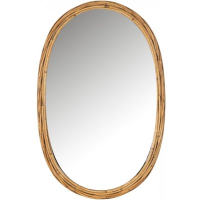J-Line Ratanové závěsné zrcadlo Ulio 95 x 61,5 cm – Hledejceny.cz