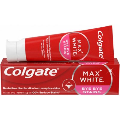 Colgate Max White Bye Bye Stains 75 ml – Hledejceny.cz