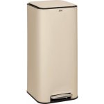 5five Simply Smart Odpadkový koš s pedálem DELTA, kovový, 30 l, béžový – Zboží Dáma