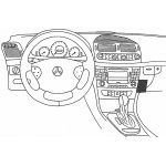 Konzole pro držák mobilního telefonu do Mercedes E-class