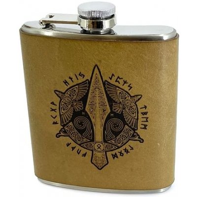 imago Placatka s koženým obalem Viking Odinovo kopí Gungni – Zboží Dáma