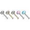 Piercing Steel Edge piercing do nosu NOSEB01 Rose gold