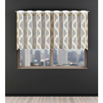 Dekorační metrážová vitrážová záclona MARGITA krémová výška 70 cm MyBestHome – Zboží Dáma