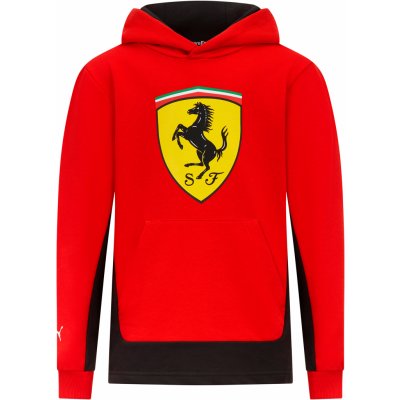 FERRARI mikina BIG SHIELD 23 dětská red – Zboží Dáma