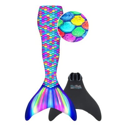 Xtrem Toys and Sports Fin Fun Ploutev L/XL (140-164) Rainbow
