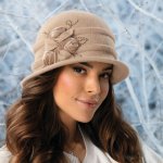 Krumlovanka dámský klobouk zimní W-0878/284 béžový – Zboží Dáma