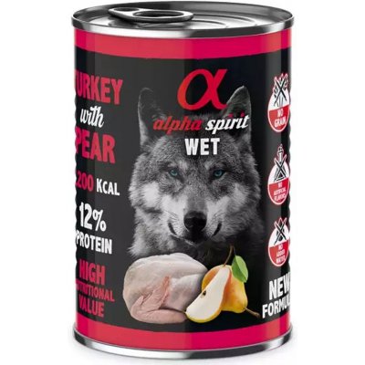 Alpha Spirit Wet Turkey & Pear 400 g