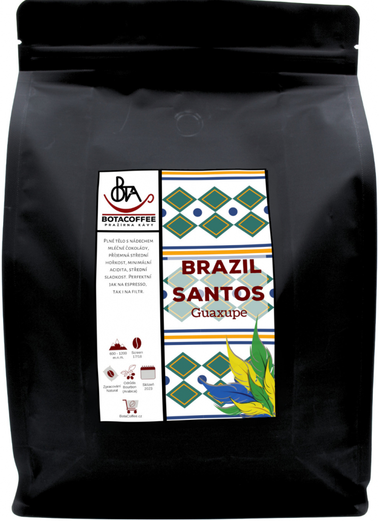 BotaCoffee Brazil Santos 17/18 from Guaxupe zelená káva 1 kg