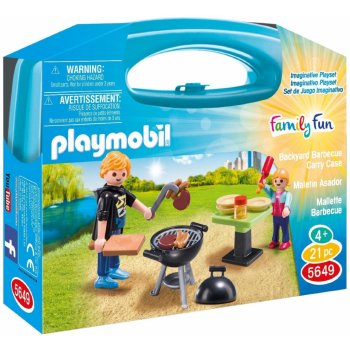 Playmobil 5649 PŘENOSNÝ KUFŘÍK ZAHRADNÍ GRILOVÁNÍ