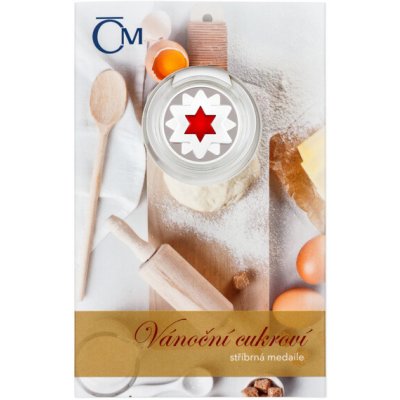 Česká mincovna Stříbrná medaile Vánoční cukroví proof 13 g – Zboží Dáma