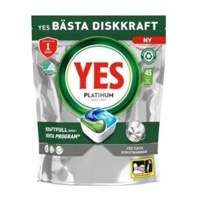 Yes All in 1 Platinum Regular kapsle do myčky 45 ks – Zboží Mobilmania