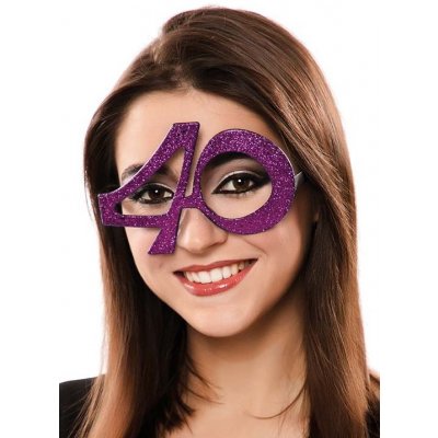 Ptákoviny CB Brýle ke 40 narozeninám Barva: fialová – Zboží Dáma