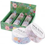 Paper Design Samolepící páska Washi Garden 15 mm x 5 m – Zboží Dáma