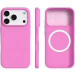 VSECHNONAMOBIL 123245 RUBBER MAGSAFE Silikonový kryt pro Apple iPhone 17 Pro tmavě růžový – Zboží Mobilmania