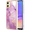 Pouzdro a kryt na mobilní telefon Samsung Protemio 73858 IMD MARBLE Ochranný kryt Samsung Galaxy A05 PURPLE