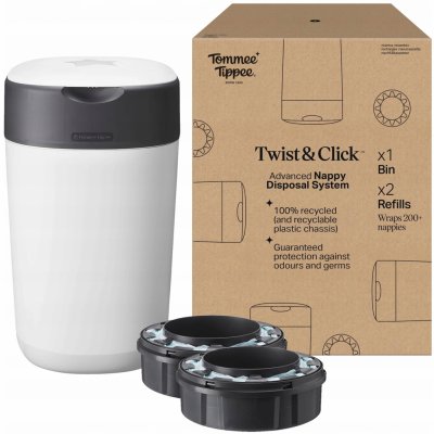 Tommee Tippee Pokročilý koš na pleny Twist and Click – Zboží Dáma