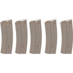 Specna Arms Set Low Cap pro M4 a H One Flat Dark Earth 30bb 5ks – Zboží Dáma