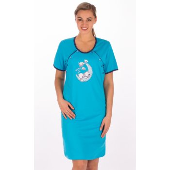 Vienetta Secret dámská noční košile mateřská štěně na měsíci lososová