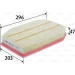 Vzduchový filtr VALEO 585491 – Hledejceny.cz