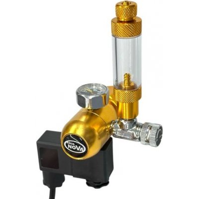 Aqua Nova CO2 regulátor s počítadlem bublin a elektromagnetickým ventilem – Zboží Dáma