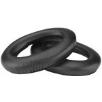 Eses náhradní náušníky pro sluchátka Sennheiser HD515, 518, 555, 595, 598, 558, PC360 černé lesklé kožené – Zboží Mobilmania