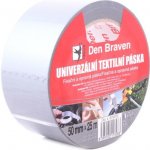 Den Braven Univerzální textilní páska 50 mm x 25 m stříbrná – Zboží Dáma