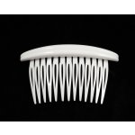 Bílý plastový hřeben do vlasů – Sleviste.cz