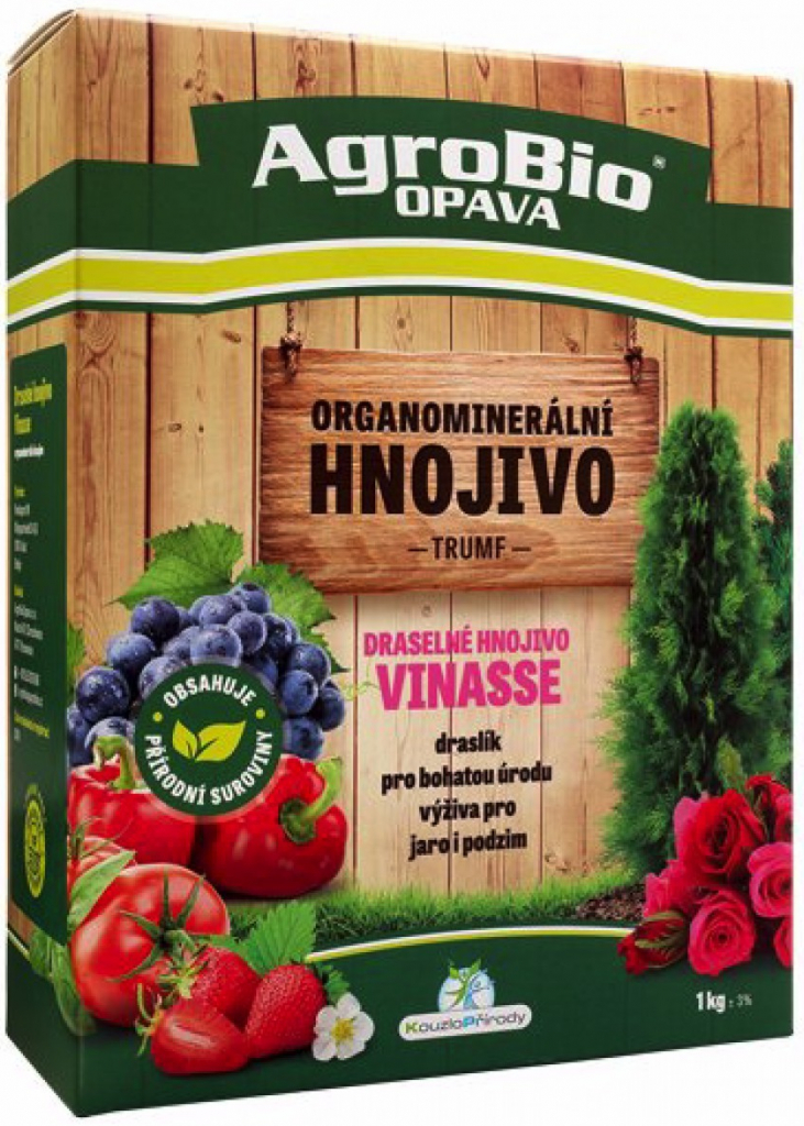 AgroBio TRUMF draselné hnojivo Vinasse PRO PLOD A KVĚT 1 kg