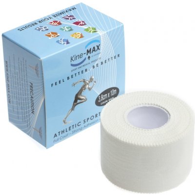 Kine-MAX Sport Tape Neelastická tejpovací páska Full Coat bílá 3,8 cm x 10 m – Zbozi.Blesk.cz