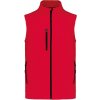 Pánská vesta Kariban 3-vrstvá softshellová vesta červená