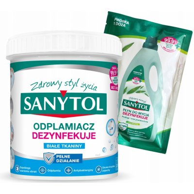 Sanytol Dezinfekční odstraňovač skvrn na bílé prádlo, 450 g – Hledejceny.cz