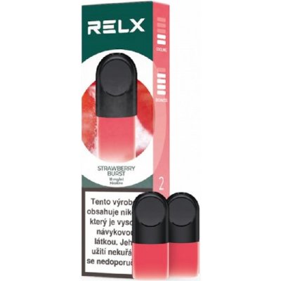 RELX Náhradní Pod - Strawberry Burst (jahoda) 2 ks