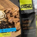 Adventure Menu 100% Maso Pečené krůtí na cibulce 200 g – Zboží Dáma