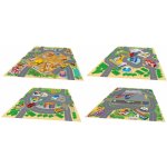 Wiky Hrací mapa s 2 dopravními prostředky kov 70x70 cm – Hledejceny.cz