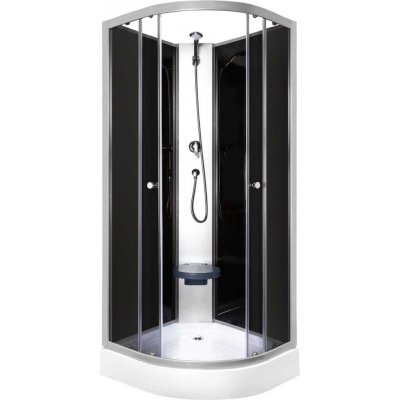 KERRA Sprchový kout Evora 80 (černý) 5907548118820 – Hledejceny.cz